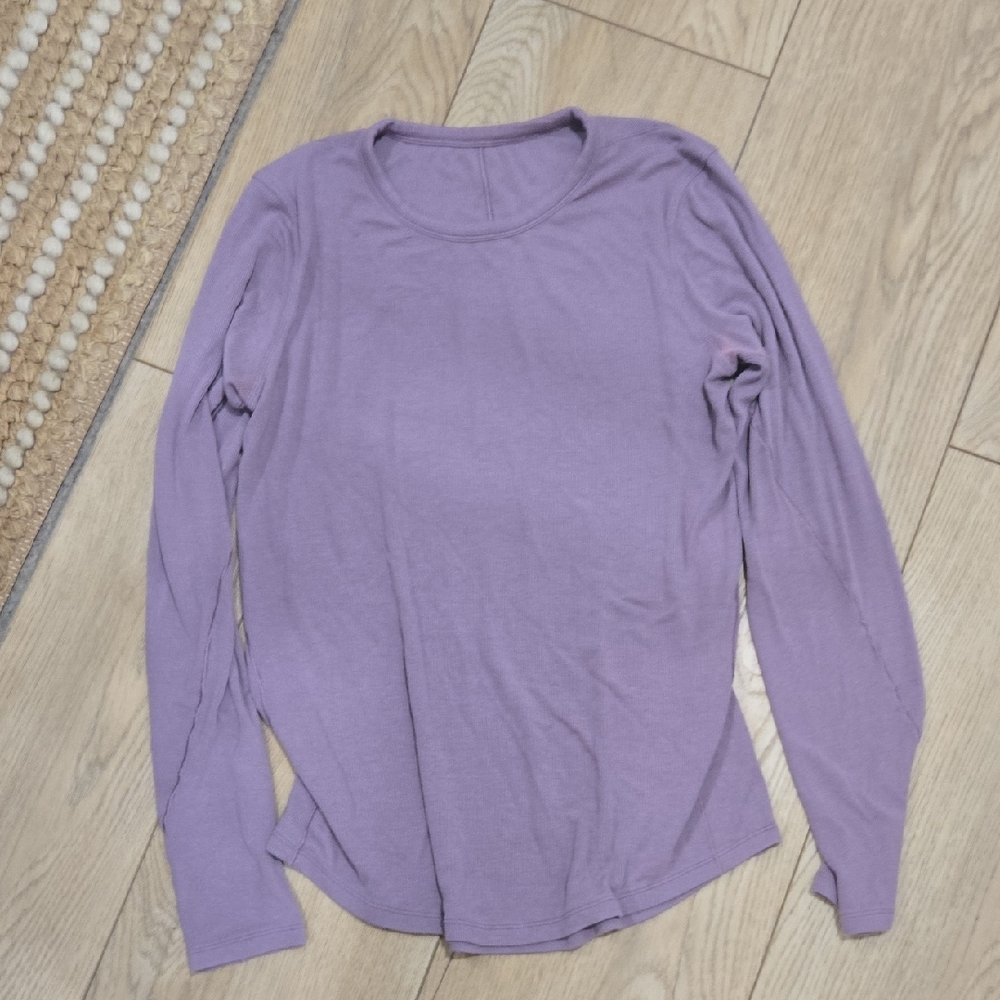 Women's Purple Long Sleeve Top